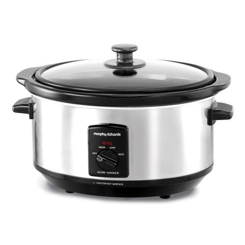 Morphy Richards 48733 Slow Cooker 3.5 l Stainless Steel Amazon.co.uk