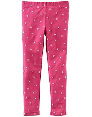 Baby Girl Patterned Full Length Leggings