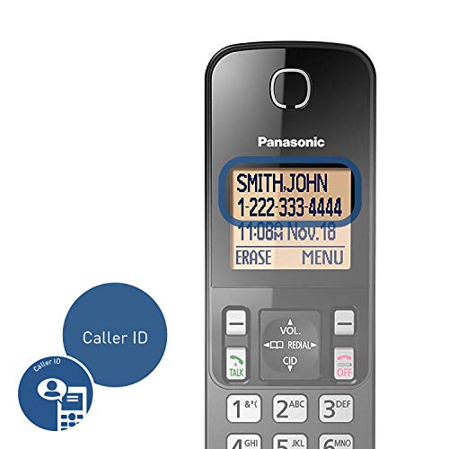 Panasonic Expandable Cordless Phone System with Amber Backlit Display