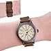 Ritche 20mm Classic Genuine Leather Watch Bands for Omega x Swatch Moonswatch Quick Release Vintage Leather Watch Straps Compatible with Timex Weekender Watch for Men, White Elephant Gifts, Stocking Stuffers for Men