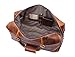 Leather Travel Duffle Bag | Gym Sports Bag Airplane Luggage Carry-On Bag | Gift for Father's Day By Aaron Leather Goods (Brown)