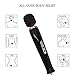 Massager Handheld with 10 Powerful Speeds 10 Vibration Patterns, Personal Body Massager for Back Neck Shoulder Sore (Black)