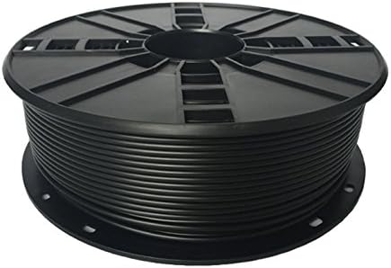 Black Flexible 3D Printer Filament 3mm 1kg