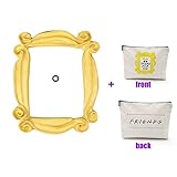 CoolGiftHome Friends Forever [25th Anniversary Ed] Friends TV Show Merchandise Frame Peephole Door Frame + Friends Makeup Bag Handmade 100%.