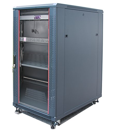 32U 39" Deep 19" IT Free Standing Server Rack Cabinet Enclosure + Bonus Free !!