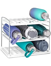 YouCopia UpSpace Water Bottle Organizer, 3-Shelf, White