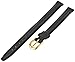 Voguestrap TX39308BK Allstrap 08mm Black Regular-Length Genuine Calf Watchband