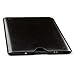 Dockem Executive Sleeve for Sony Xperia Tablet Z and Z2: Synthetic Leather Tablet Pouch Case/Cover with Soft Microfiber Felt Interior for Sony Tablet Z and Tablet Z2 (Dark Brown)