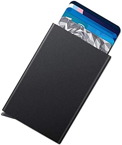 Aluminum Stainless Steel Card Wallet Credit Card Holder - RFID Blocking Slim Wallet Front Pocket Card Protector