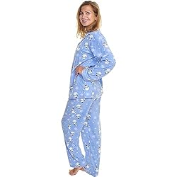 Angelina Women's Cozy Fleece Pajama Set, PJ56_XL