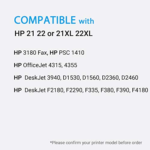 Cartridgeify-21XL-22XL-Compatible-con-HP-21-22-XL-Cartuchos-de-Tinta-para-HP-PSC-1410-Officejet-4315-Deskjet-3940-D1530-D2360-D2460-F380-F2180-F2224-F4180