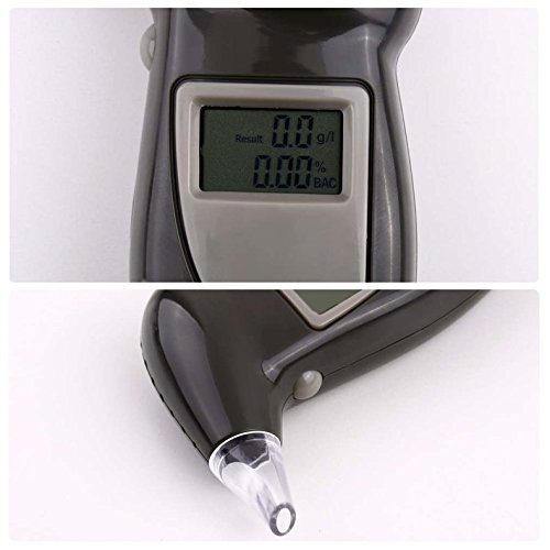 Digital Alcohol Breath Tester Breathalyzer Analyzer Detector Test Keychain