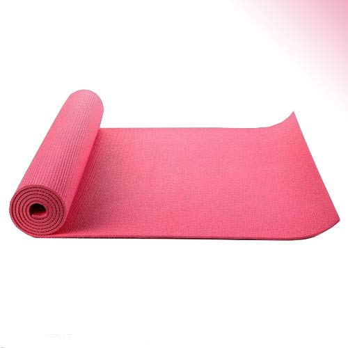 Yoga Mat, Classic Pro Yoga Mat Eco Friendly Non Slip Fitness Exercise Mat with Carrying Strap-Workout mat for Yoga, Pilates and Gymnastics (Pink)