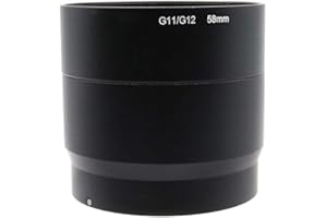 58mm Metal Lens Adapter Tube for Canon G10 G11 G12, Replacement of LA-DC58K
