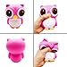 Bestkiy 3 PCS Jumbo Squishies Slow Rising Deer Cake,Rainbow Sheep,Pink Owl Set Kawaii Squishy Cream Scented Squishy Toys Decompression Stress Relieve for Kids and Adults