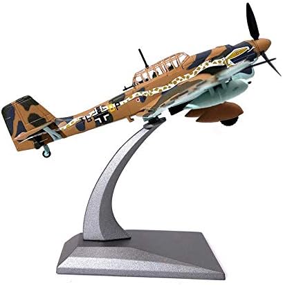 Model 1/72 German Stuka Ju-87 Dive Bomber Combat Aircraft Diecast Metal Plane Model Toy for Collection Gift Kids Decoration