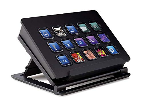 Elgato Stream Deck Classic - Live production controller with 15 customizable LCD keys and adjustable stand, trigger actions in OBS Studio, Streamlabs, Twitch, YouTube and more, works with PC/Mac