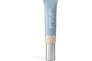 Prime Prometics PrimeSkin CC+ Cream for Mature Women – Lightweight Liquid-to-Powder Foundation – Blurs Pores & Covers Age Spots – Crease-Free, Hydrating & Soft-Matte Finish for Sensitive Skin (Fair)