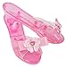 BiBiblack Girls Princess Dress up Shoes Role Play Collection Shoes Set with Princess Tiara and Accessories Jewelries Pink