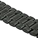 Ritche 24mm Stainless Steel Bracelet Watch Band Strap Straight End Solid Links Color Black