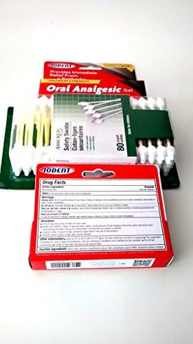 Oral Analgesic Gel .0.42oz Maximum Strength/cotton Swab 350 Count