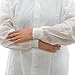 Dealmed SMS Large White Lab Coat – Disposable Medical Lab Coats, No Pockets, Breathable and Durable (Pack of 10)