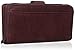 Buxton Women's Heiress Checkbook Wallet, Burgundy, One Size