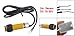 uxcell Retroreflective Photoelectric Switch Sensor with Reflector Panel, PNP NO DC 10-30V