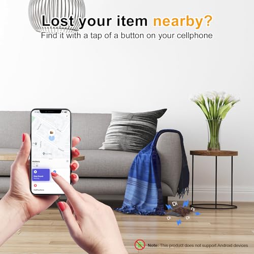 [Apple MFi Certified] LBPRT Airtag Card Rechargeable Wallet Tracker Thin 1.6mm 4 Pack, Smart Air Tag Work with Apple Find My (iOS Only, Android not Supported), Item Finder Locator for Luggage Suitcase
