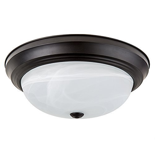 Light Blue 8482 Led Flush Mount Dome Ceiling Fixture Oil Rubbed
