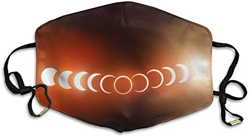 Stylish Fashion A Solar Eclipse Spectacular Solar Eclipse Face Flu Dust-proof 100% Polyester Mask
