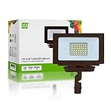 ASD 30W LED Flood Light Outdoor, 120V 3056 Lm 5000K