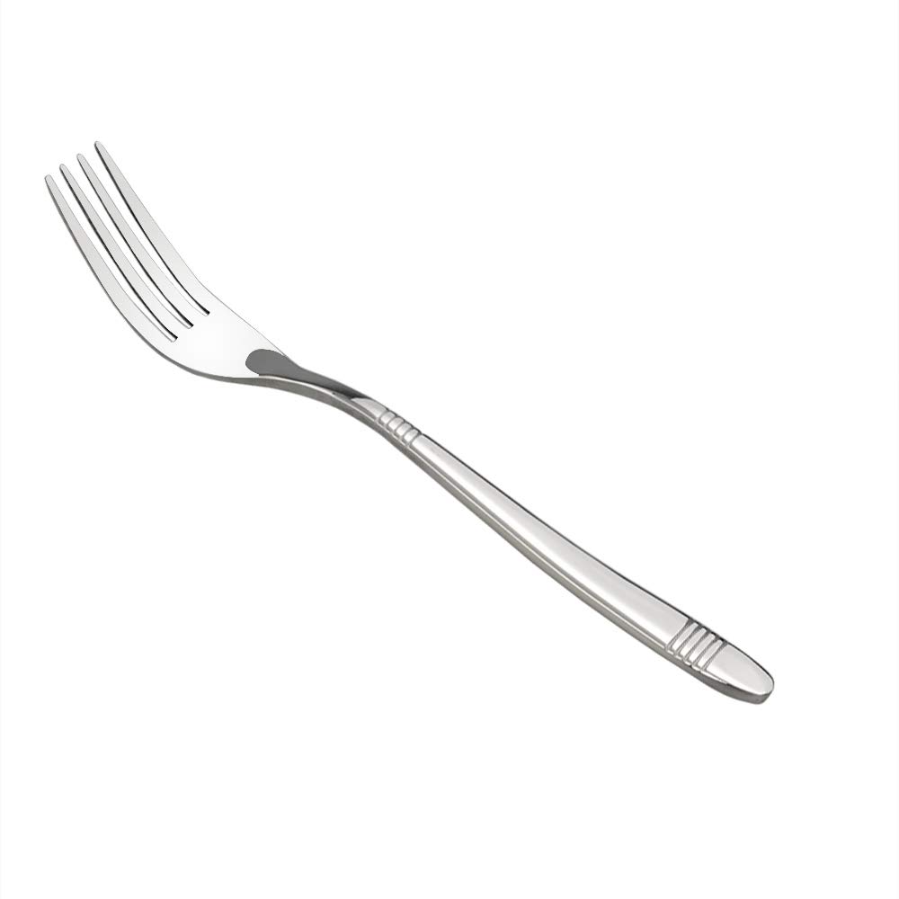 Bblina Dinner Forks Set of 12, Stainless Steel Table Dining Forks, 8 Inches