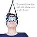 Neck Relief Hammock, Portable Neck Stretcher Cervical Traction Decompression Device for Neck and Back Pain Relief with Eye Mask, FDA Approved
