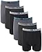 KAYIZU Brand Men's Underwear,Ultra Soft Cotton Classic Boxer Brief (6-Pack) Medium Black/Grey