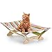 CATONEER Сat Hammock - cat Bed - pet Bed - pet Bed Frame - Small Dog Bed - cat Bed Frame - Gifts for Cats - cat Lovers Gifts - cat beds - pet pad - Small Dog beds - pet Hammock [SpringPlum]