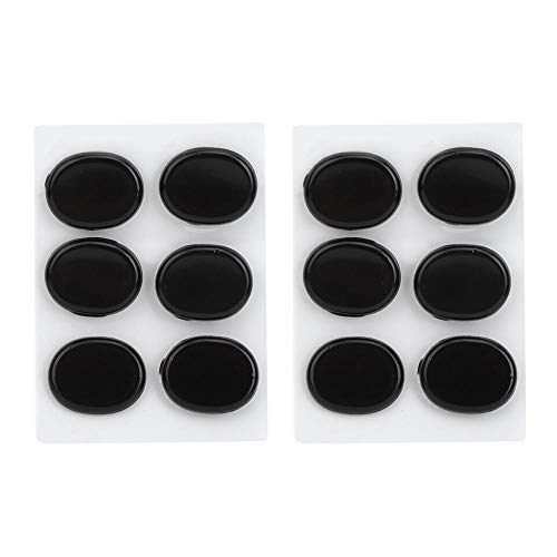 12PCS Silicone Drum Damper, Self Adhesive Gel Pads for Drum Dampers for Drum Tone Control