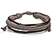 Jstyle 8Pcs Braided Leather Bracelet for Men Women Wooden Beaded Bracelets Wrap Adjustable
