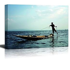 Fisherman Home Artwork for Living Room Bedroom