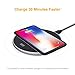 Wireless Charger, Fresh air Wireless Charging Pad Compatible with iPhone 8 Plus/8/X/XS/XS Max, 10W Fast Charger Compatible with Samsung Galaxy S9/S9 Plus/S8 Plus/Note 8/S7, 5W All Qi-Enabled Devices