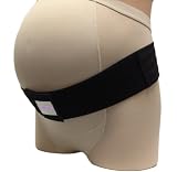 Gabrialla Maternity Light Support Belly Band, Black, Medium