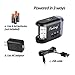 Finnhomy Electric & Battery Operated Pencil Sharpener for Kids Home School Classroom Office, Art & Craft, Works w/Lead & Colored Pencils Automatic Pencil Cutter - Black
