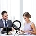Ring Light [6.3 Inch] with Tripod Stand & Phone Holder,Dimmable 3 Light Modes Selfie Light,Camera Lights for YouTube/Photography/Makeup