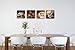 Wieco Art 4 Panels Coffee Bean Kitchen Canvas Wall Art Coffee Cup Canvas Prints Wall Decor Dining Room Canvas Art Contemporary Pictures for Kitchen Bar Decoration