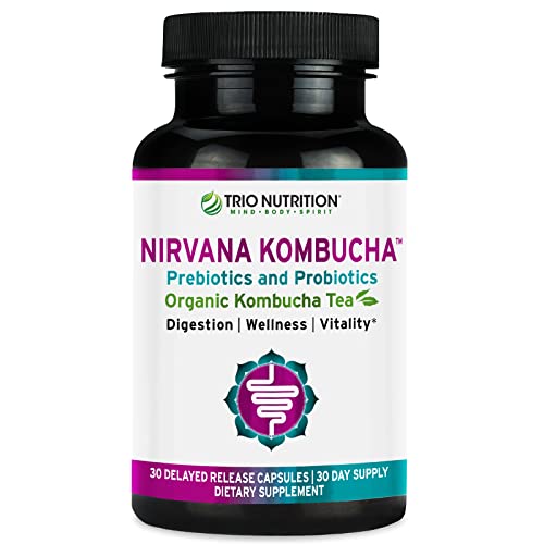 Trio Nutrition Nirvana Kombucha Prebiotics, Probiotics & Organic