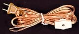 Westinghouse Gold Lamp Cord Set 8 Foot with Rotary On/off Switch