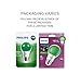 Philips LED 463224 60 Watt Equivalent Green A19 LED Light Bulb, 6 Pack, Piece