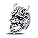 EVBEA The Ring Mask Japanese Cool Hannya Devil Statement Rings for Men(10)