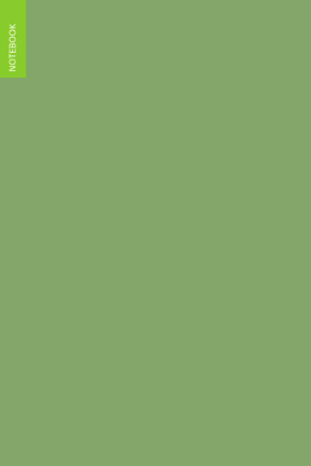 Notebook: Pocket Size Notebook. Unlined Notebook Journal. Blank Composition Notebook. 4x6 Inches. 120 Pages. Marsh Green.