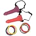 Kealley Bachelorette Party Favor Girls Night Out Hen Party Games - Ring Toss Hoopla Games Set Ring Toss Game Set Bachelorette Party Girls Night Party Favors Novelty Toys (Purple + Red)